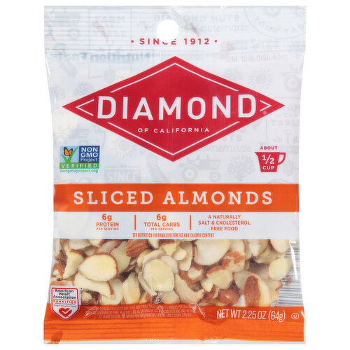 Diamond of California Almonds, Sliced