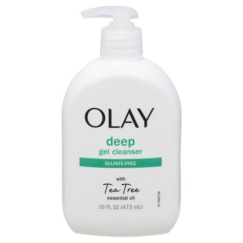 Olay Deep Gel Cleanser, with Tea Tree Essential Oil