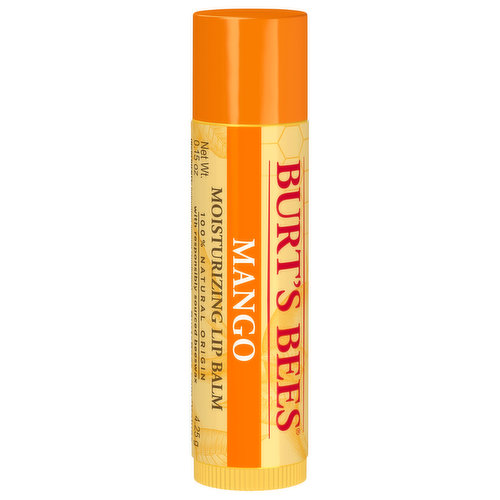 Burt's Bees Lip Balm, Moisturizing, Mango