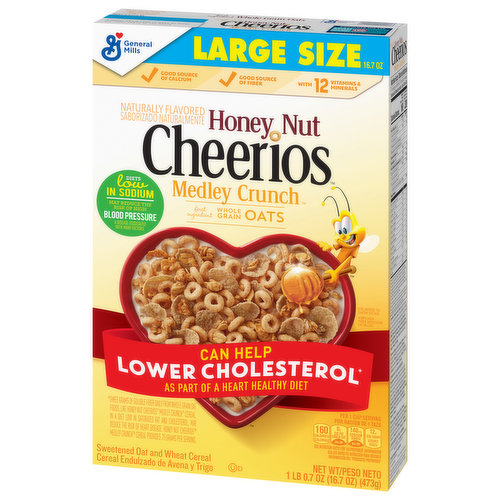 Honey Nut Cheerios Cereal, Single-Serve 1.8 oz Cup, 6/Pack - Zerbee