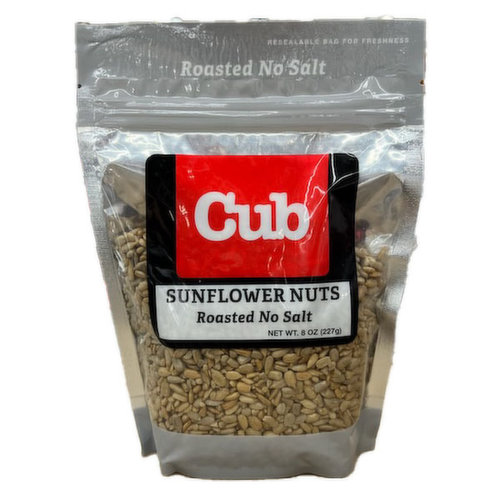 Bergin Roasted Sunflower Seeds, No Salt