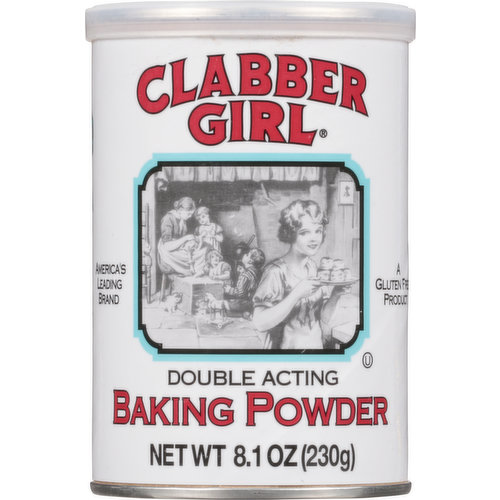 Great Value Double Acting Baking Powder, 8.1 oz 