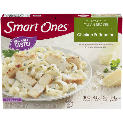 Smart Ones Chicken Fettuccine with Parmesean Sauce Frozen Meal