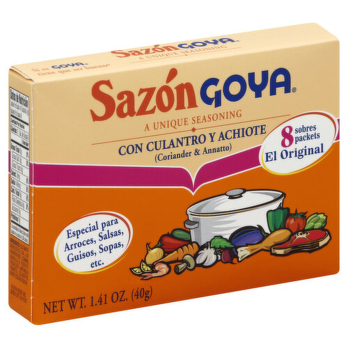 Sazon Goya Seasoning, Coriander & Annatto