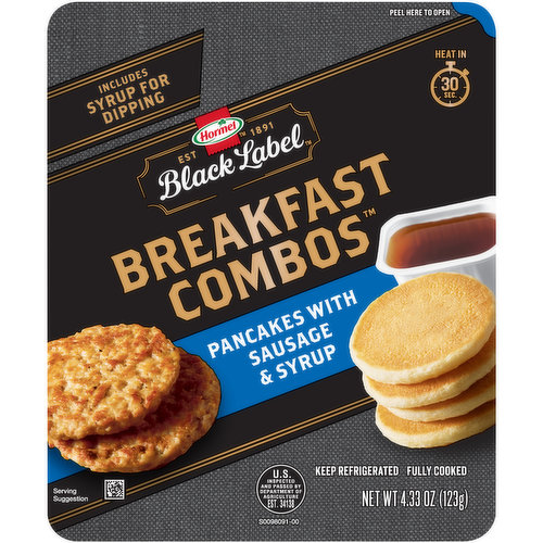 Hormel Black Label Pancakes with Sausage & Syrup