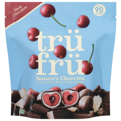 Tru Fru Cherries, Dark Chocolate