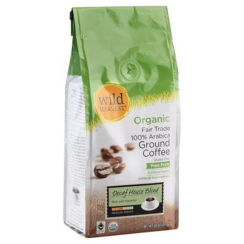 Rich and flavorful. Organic. Fair Trade. Gluten free. Free From: Artificial flavors; Artificial preservatives. Fair Trade certified. USDA organic. Why we only select Fair Trade certified coffees. Fair Trade organic coffees are better for you, the environment and our fellow man. They are grown free of chemicals under the natural forest canopy, and benefit from a natural processing system practiced since the beginning of time. Your cup of Fair Trade organic coffee is simply the most delicious, the freshest and the purest that any coffee can be. And when you drink it, you know you're making life better for farming families all around the world. Wild Harvest is a complete selection of products that are free from more than 100 artificial preservatives, flavors, colors, sweeteners and additional undesirable ingredients. Our products are pure and simple because they're flavored and colored by nature and created to support your family's healthy and active lifestyle. People of all ages love the taste of Wild Harvest foods. Nutritious food and healthy values. When you know what's inside, you're free to enjoy lush salad blends, yummy chocolate chip cookies, organic milk and more. Each Wild Harvest product is wholesome and delicious. Our Wild Harvest products are free from more than 100 undesirable ingredients and our Wild Harvest organic products go one step further and are certified organic by the USDA's strict standards. Wild Harvest products are made only with high quality ingredients from growers and manufacturers who share our commitment to healthy people and planet. It's easy to love fantastic foods that nourish growing bodies and fit your budget, every day. To learn more about Wild Harvest products, including our full line of organic products, and for recipes, please visit www.wildharvestorganic.com. Certified organic by OCIA SUPN: A-221. Supervalu quality guarantee. We're committed to your satisfaction and guarantee the quality of this product. Contact us at 1-877-932-7948, or www.supervalu-ourownbrands.com. Please have package available. By choosing this Fair Trade product you are directly supporting a better life for farming families through fair prices, direct trade, community development and environmental stewardship. www.fairtradecertified.org. Product of USA.