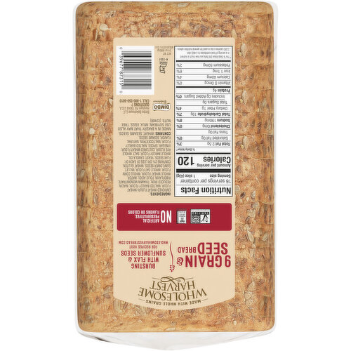 Wholesome Harvest 9 Grain & Seed Bread