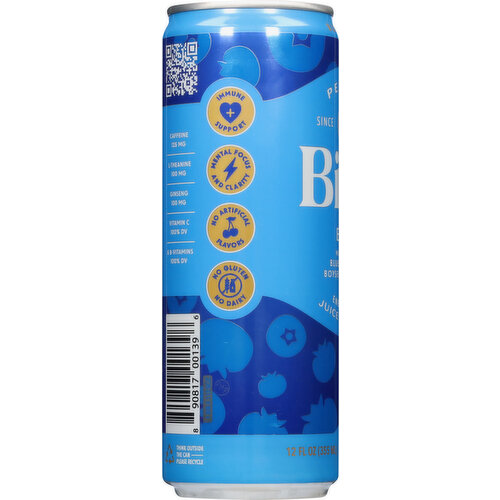 Bing Juice Beverage, Blueberry, Energizing, Blu