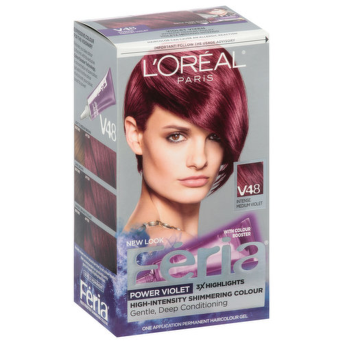 intense violet hair color