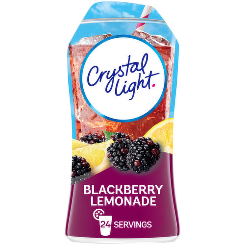 Crystal Light Blackberry Lemonade Naturally Flavored Drink Mix