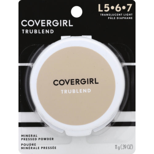 CoverGirl TruBlend Pressed Powder, Mineral, l5-7 Translucent Light