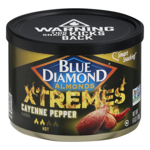 Blue Diamond Xtremes Almonds, Hot, Cayenne Pepper