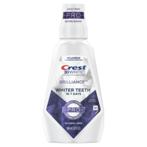 Crest 3D White Crest 3D White Brilliance Pro Mouthwash, 946mL