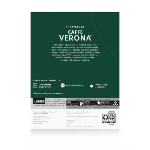 Cafe verona k cups sale