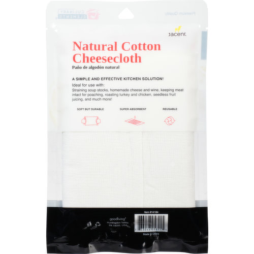 Save on Culinary Elements Cheese Cloth Natural Cotton Order Online