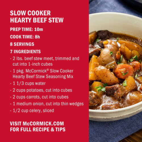 McCormick Slow Cooker Hearty Beef Stew Seasoning Mix