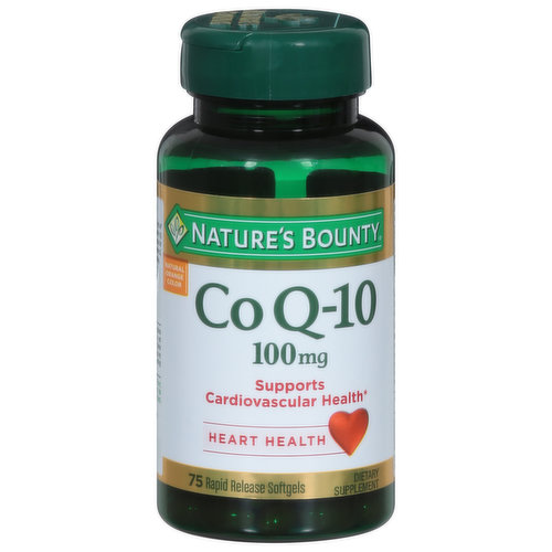 Nature's Bounty Co Q-10, Heart Health, 100 mg, Softgels