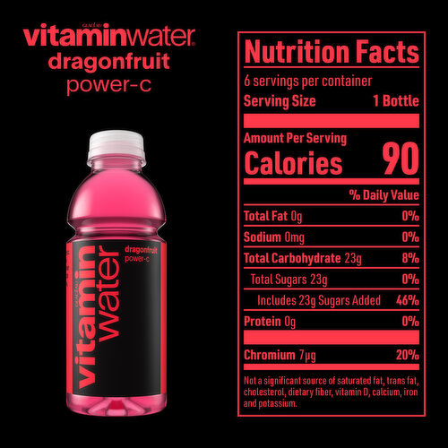 vitaminwater Power-C Dragonfruit Nutrient Enhanced Flavored Water Beverage