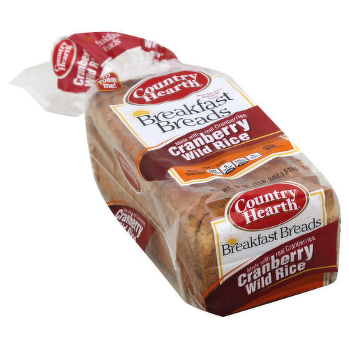 Country Hearth Breakfast Breads Bread, Cranberry Wild Rice