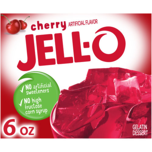 Jell-O Cherry Gelatin Dessert Mix