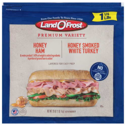 Land O'Frost Made with real honey, it is naturally sweet and kid-friendly.