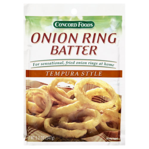 Concord Foods Batter Mix, Onion Ring, Tempura Style