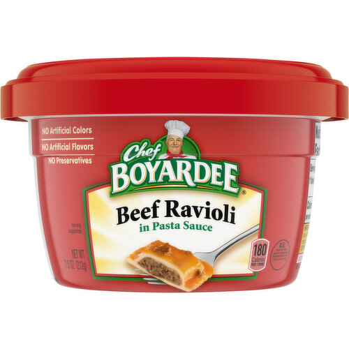 Chef Boyardee Beef Ravioli in Pasta Sauce