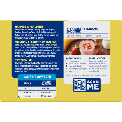 Splenda Zero Calorie Sweetener