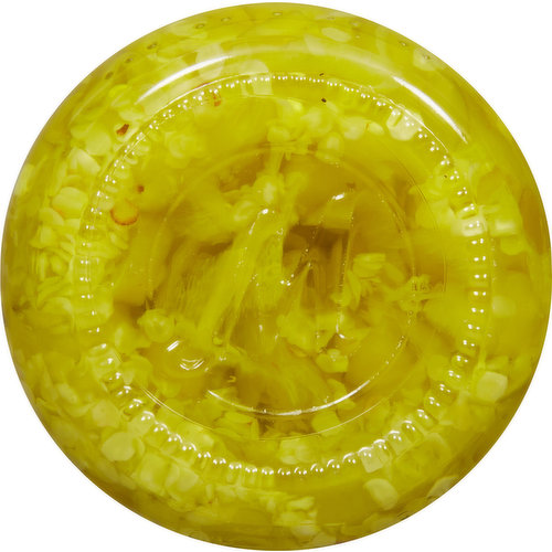 Mezzetta Peperoncini, Golden Greek, Medium Heat, Sliced