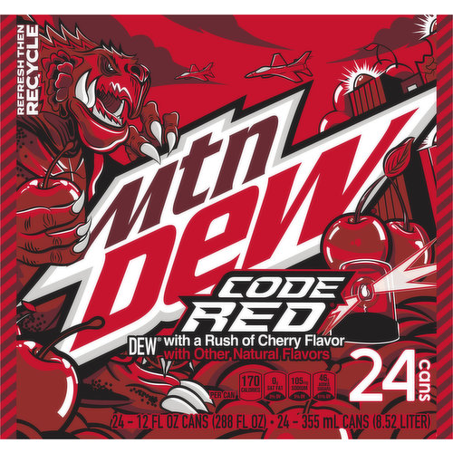 Mtn Dew - Code Red (4 Pack) –