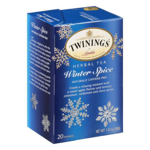 Twinings Herbal Tea, Winter Spice, Tea Bags