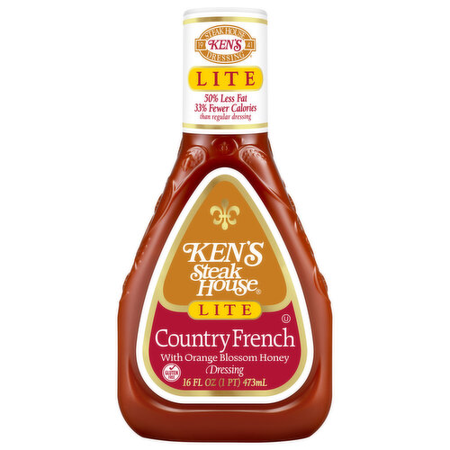 Ken's Steak House Salad Dressing, Country French, Lite