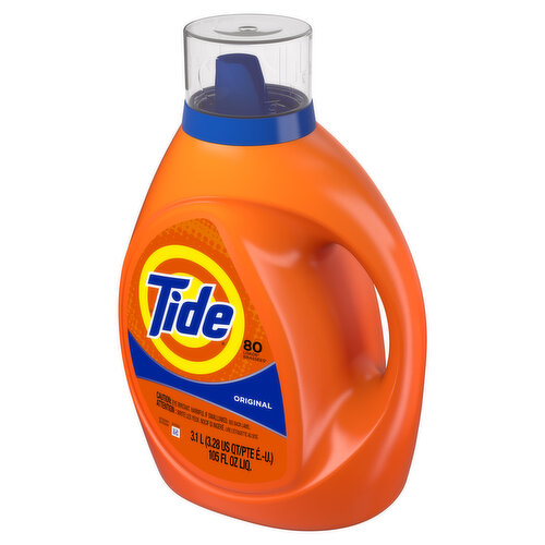 Tide Liquid Laundry Detergent, Original, 105 fl oz, 80 Loads