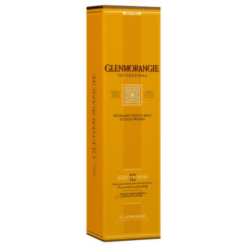 Glenmorangie The Original 10 Year Old, Highland Single Malt Scotch Whisky