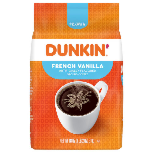 Dunkin' Coffee, Ground, French Vanilla
