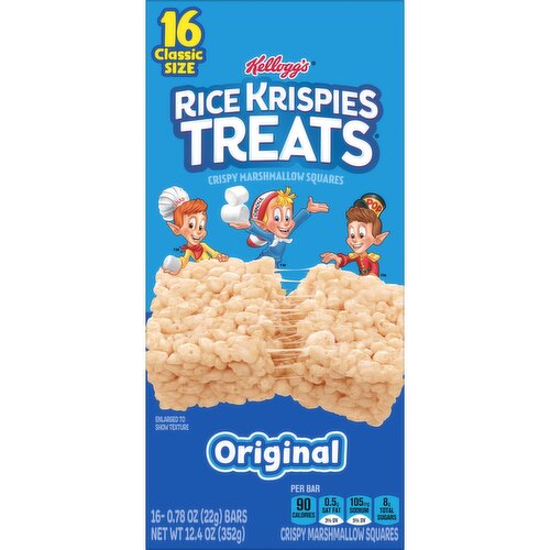 Rice Krispies Treats Crispy Marshmallow Squares, Original, Value Pack