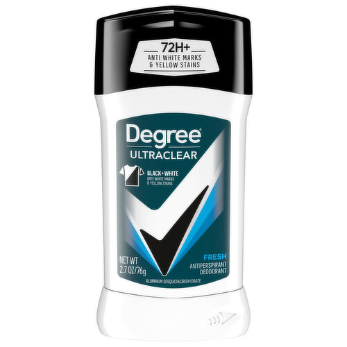 Degree UltraClear Antiperspirant Deodorant, Black + White, Fresh