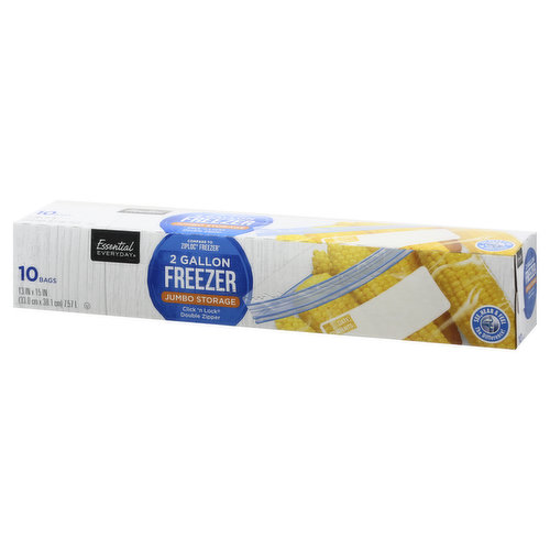 Ziploc Double Zipper Storage Bags - Jumbo