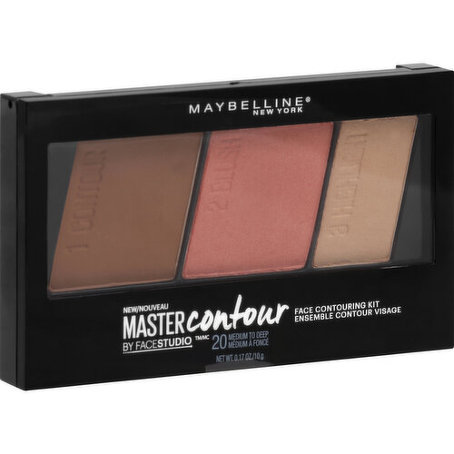 maybelline By Facestudio Face Contouring Kit, Master Contour, Medium to Deep 20 