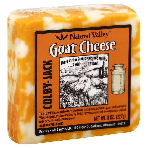 Natural Valley Cheese, Goat, Colby-Jack