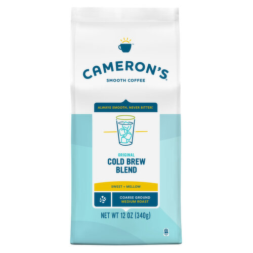 Cameron's Coffee, Coarse Ground, Medium Roast, Cold Brew Blend