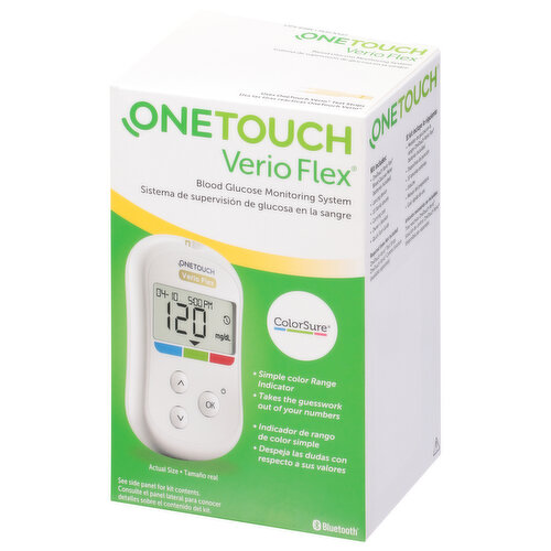 OneTouch Verio Flex Blood Glucose Meter – RapidRxUSA