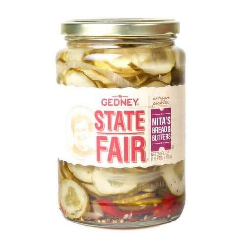 Gedney State Fair Pickles, Nita's Bread & Butters