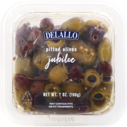 Delallo Pitted Olives Jubilee