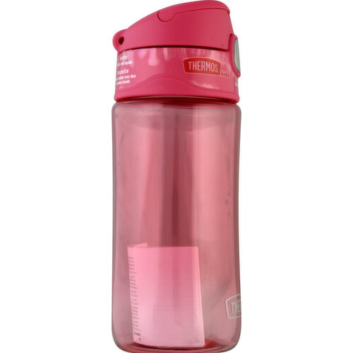 Mini Milk Bottle with Lid and Straw 16oz / 470ml