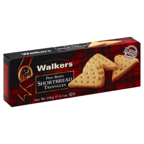 Walkers Shortbread, Pure Butter,  Triangles