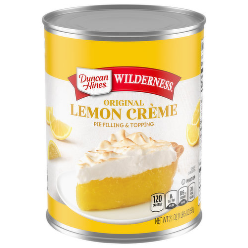 Duncan Hines Wilderness Pie Filling & Topping, Lemon Creme, Original