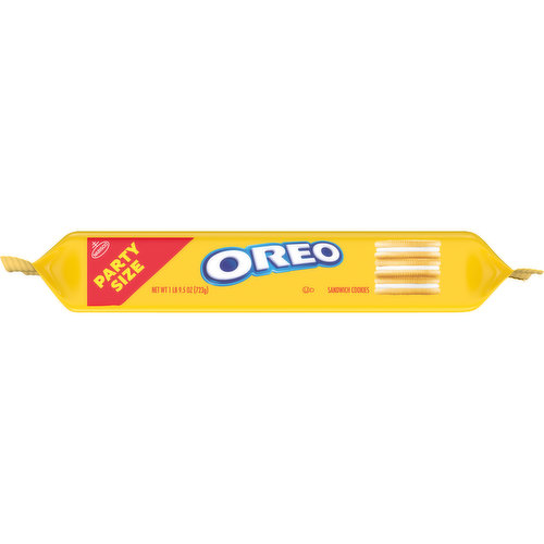 OREO Golden Sandwich Cookies, Party Size, 25.5 oz 