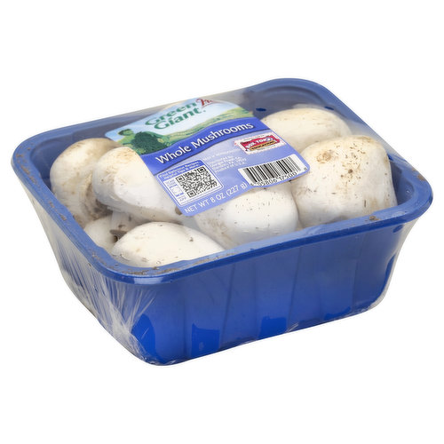 Find delicious recipes, helpful tips & more. www.greengiantfresh.com/mushrooms. Box Tops for Education. Produce of USA.